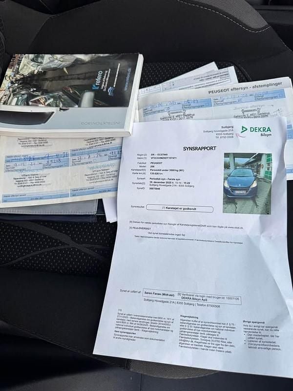 Brugt Peugeot 208 82 HK (60 kW) 2014 Blå Hatchback