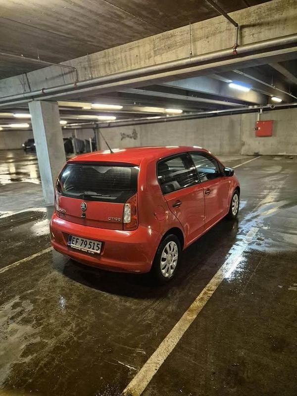 Brugt Skoda Citigo 60 HK (44 kW) 2013 Rød Hatchback