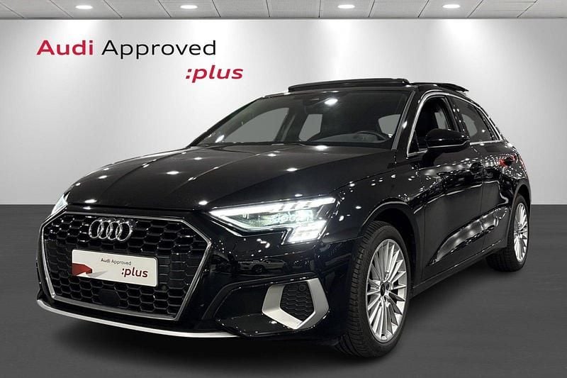 Sort Brugt 2024 Audi A3 Sportback Prestige Hatchback | 329.900 kr. - Billede 1/4