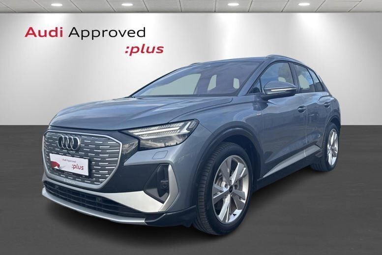 Blåmetal Brugt 2024 Audi Q4 e-tron Advanced Plus SUV | 389.900 kr. (Dyr) - Billede 1/4