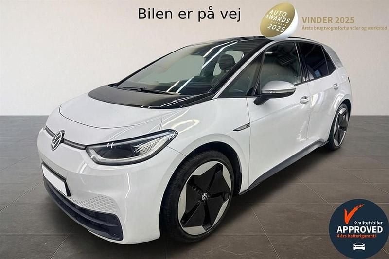 Brugt VW ID.3 Pro Performance 150 kW (204 HK) 2020 Hvid Hatchback