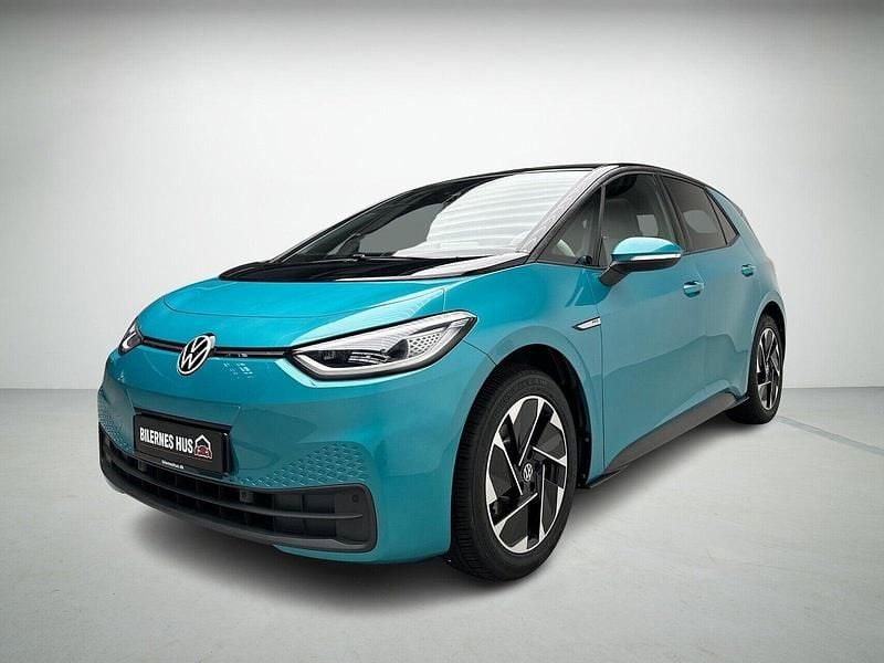 Lysblåmetal Brugt 2021 VW ID.3 Pro Performance Hatchback | 174.900 kr. (Fair pris) - Billede 1/4