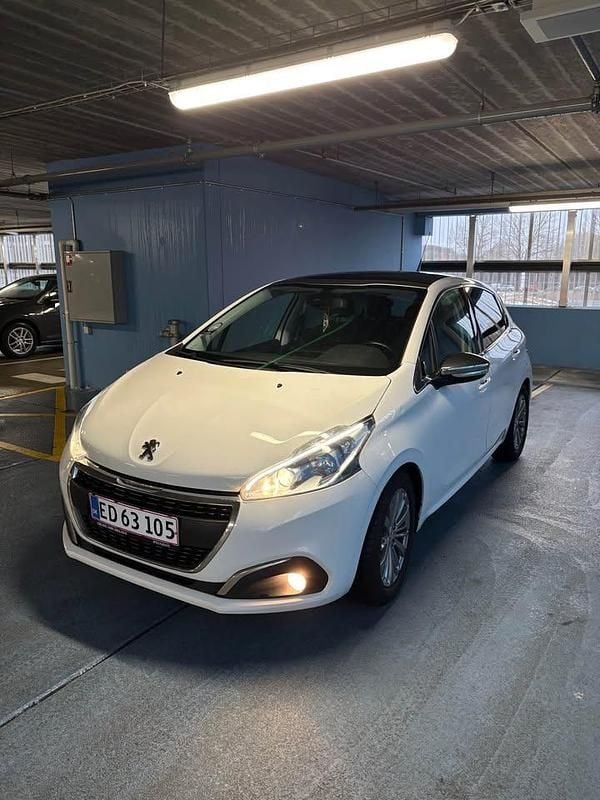 Brugt Peugeot 208 100 HK (73 kW) 2018 Hvid Hatchback