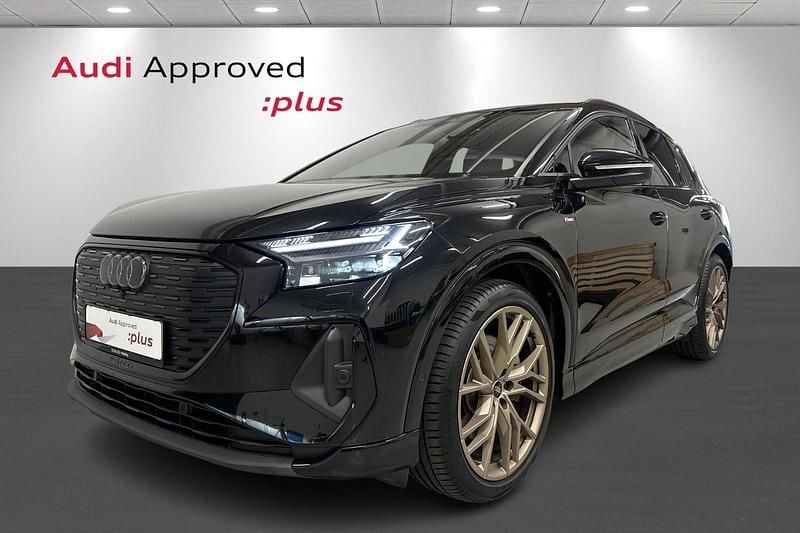 Sortmetal Brugt 2024 Audi Q4 e-tron S-Line SUV | 414.900 kr. (Lidt for dyr) - Billede 1/4