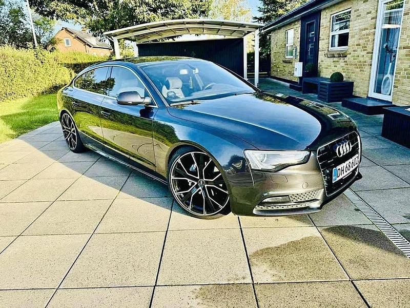 Grå Brugt 2014 Audi A5 S-Line Coupe | 195.000 kr. - Billede 1/4