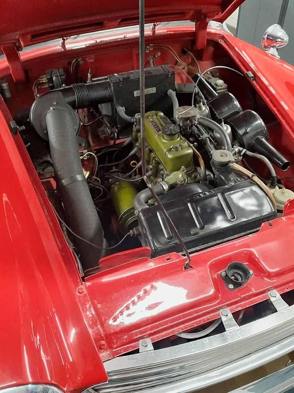 Brugt Austin Healey Sprite 65 HK (47 kW) 1964 Rød Cabriolet