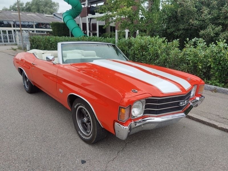 Brugt Chevrolet Chevelle 425 HK (312 kW) 1972 Orange Cabriolet