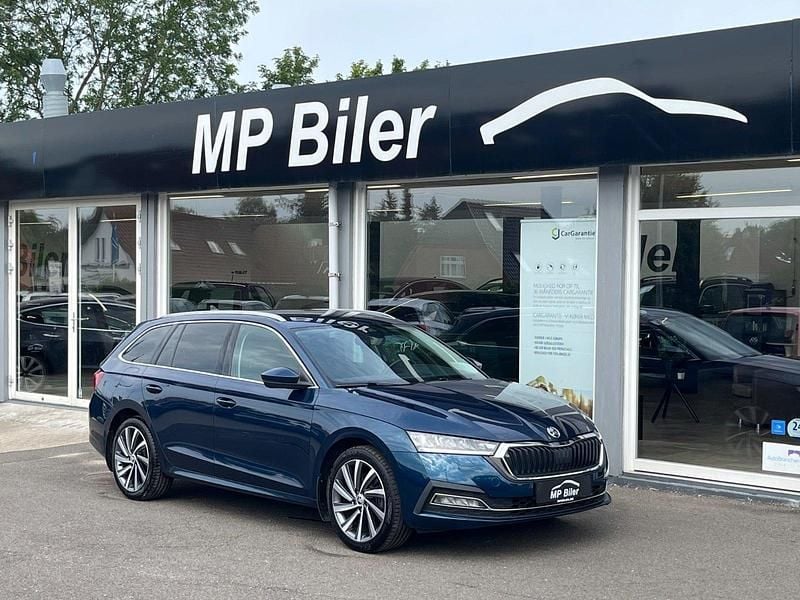 Blåmetal Brugt 2020 Skoda Octavia Stationcar | 199.700 kr. (Fair pris) - Billede 1/4