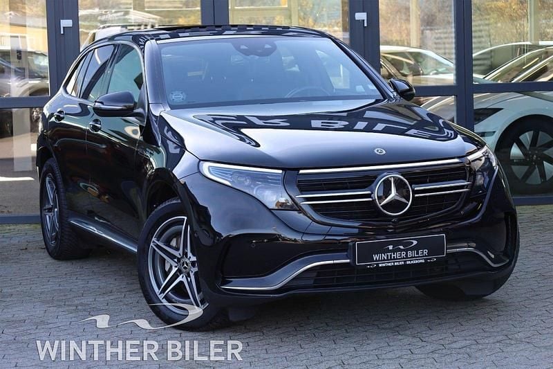 Sortmetal Brugt 2022 Mercedes EQC400 AMG line SUV | 384.900 kr. (Super pris) - Billede 1/4
