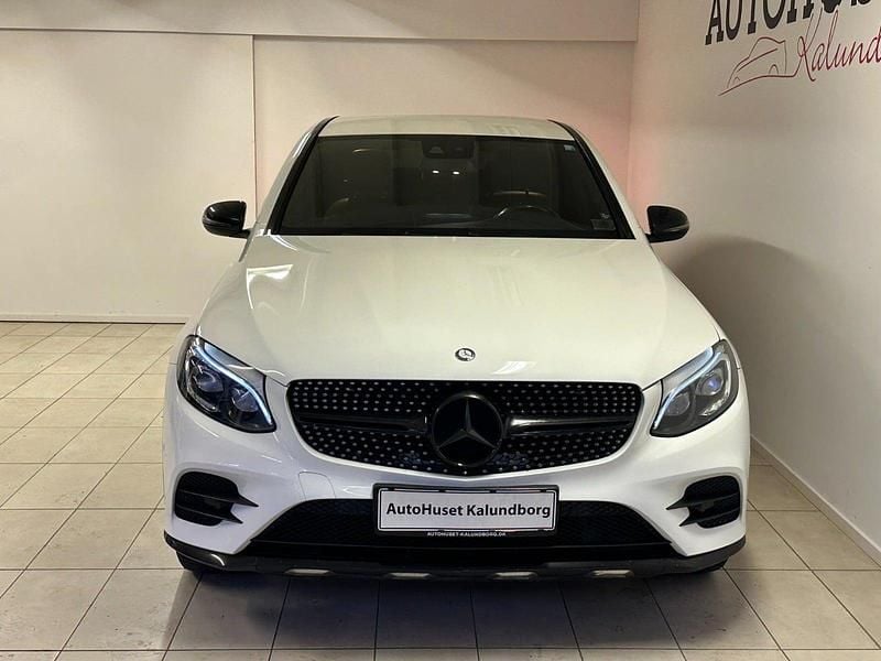 Brugt Mercedes GLC350 AMG line 258 HK (189 kW) 2017 Hvid Coupe