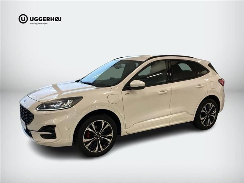 White platinium Brugt 2022 Ford Kuga ST-Line X SUV | 225.100 kr. (Fair pris) - Billede 1/4