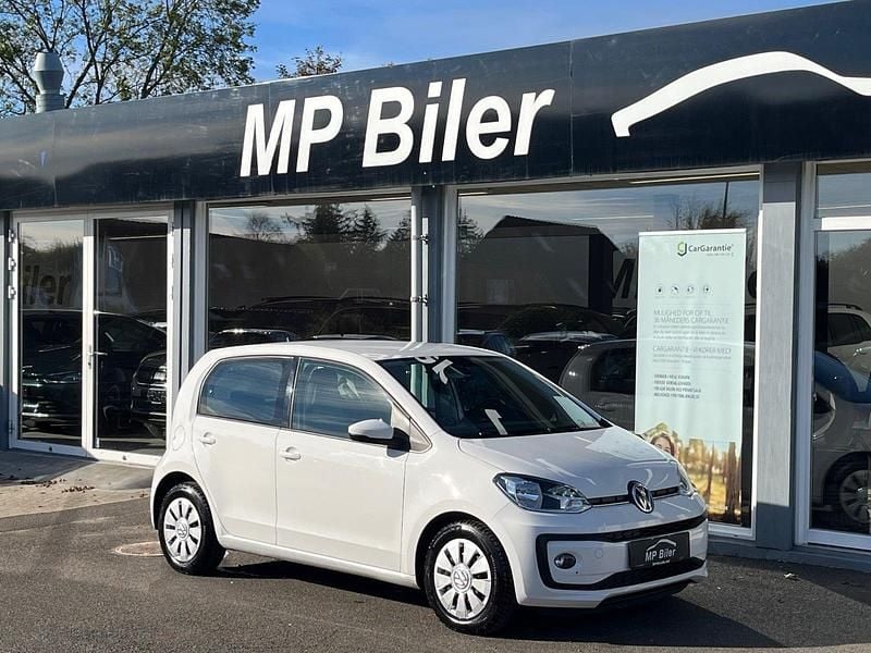 Hvid Brugt 2019 VW up! move up! Hatchback | 69.700 kr. (Fair pris) - Billede 1/4