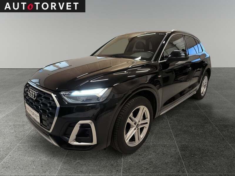 Sort Brugt 2021 Audi Q5 S-Line SUV | 384.700 kr. (Fair pris) - Billede 1/4