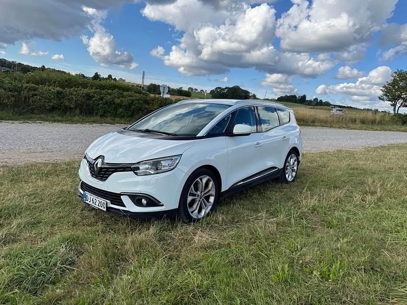 Hvid Brugt 2018 Renault Grand Scénic MPV | 109.900 kr. (Fair pris) - Billede 1/4