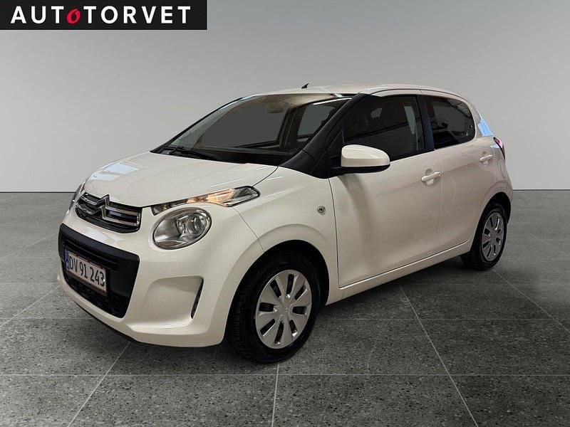 Hvid Brugt 2017 Citroën C1 Feel Hatchback | 49.700 kr. (Fair pris) - Billede 1/4