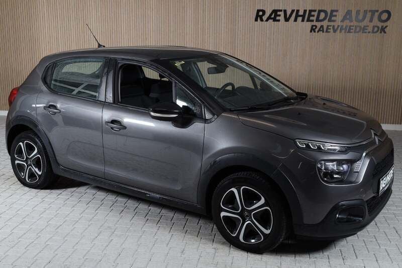 Gråmetal Brugt 2021 Citroën C3 Feel Hatchback | 129.700 kr. (Dyr) - Billede 1/4