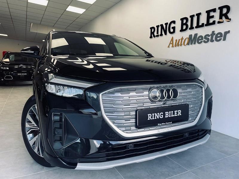 Sortmetal Brugt 2021 Audi Q4 e-tron S-Line SUV | 314.800 kr. (Fair pris) - Billede 1/4