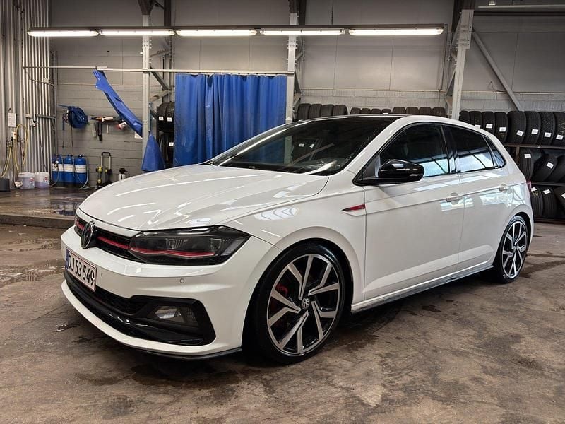 Hvid Brugt 2018 VW Polo GTI Hatchback | 154.900 kr. (God pris) - Billede 1/4