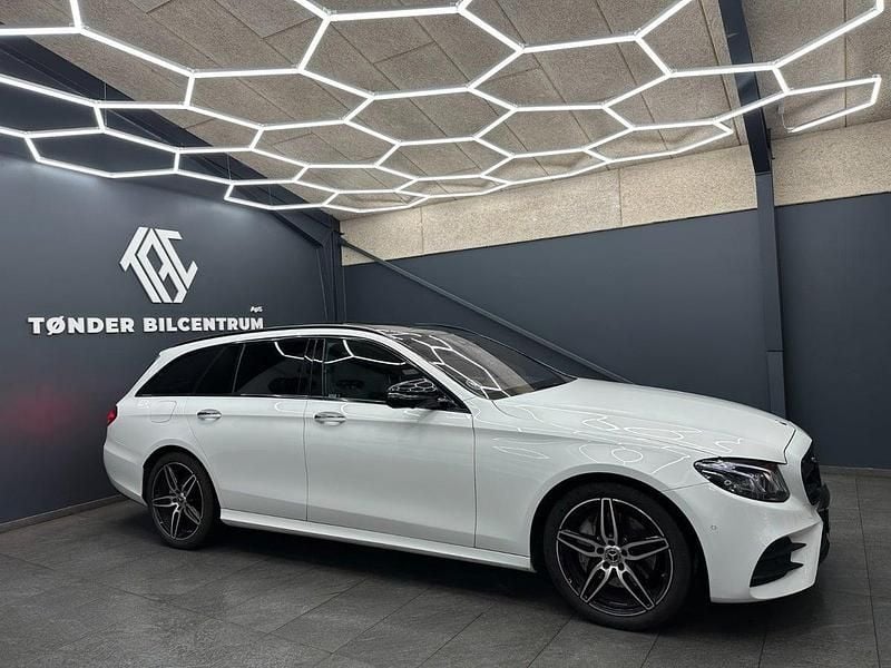 Brugt Mercedes E220 AMG line 194 HK (142 kW) 2017 Sort Stationcar