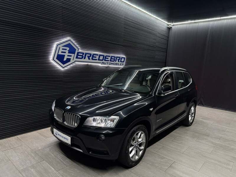 Sort Brugt 2012 BMW X3 SUV | 229.500 kr. - Billede 1/4