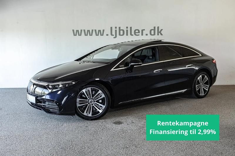 Mørkblåmetal Brugt 2022 Mercedes EQS350 Sedan | 569.800 kr. - Billede 1/4