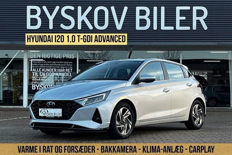 Sølvmetal Brugt 2020 Hyundai i20 Advanced Hatchback | 112.995 kr. (Fair pris) - Billede 1/4