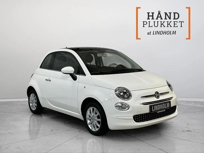 Brugt Fiat 500 Lounge 69 HK (50 kW) 2019 Hvid