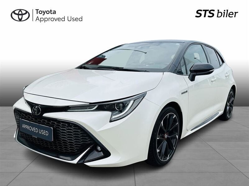 Pearl white Brugt 2020 Toyota Corolla H3 Hatchback | 229.995 kr. (Dyr) - Billede 1/3