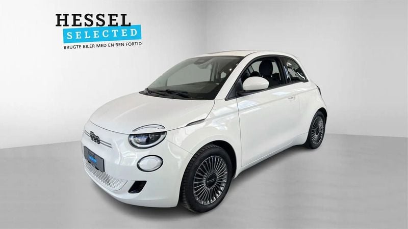 Hvid Brugt 2022 Fiat 500e Icon Hatchback | 124.900 kr. (Fair pris) - Billede 1/4