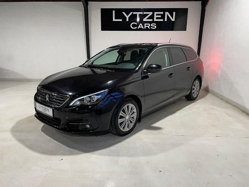 Sort Brugt 2018 Peugeot 308 Allure Sky Stationcar | 99.800 kr. (God pris) - Billede 1/4