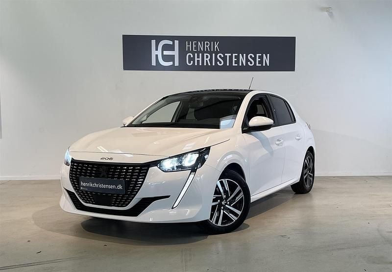 Hvid Brugt 2020 Peugeot 208 Allure Sky Hatchback | 119.900 kr. (Fair pris) - Billede 1/4