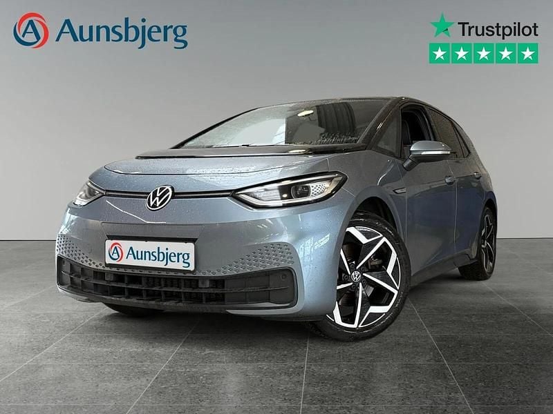 Lysblå metal Brugt 2021 VW ID.3 Pro Hatchback | 179.500 kr. (Super pris) - Billede 1/4