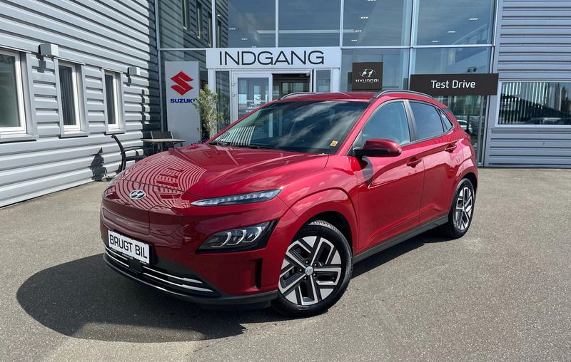 Sunset red metallic Brugt 2022 Hyundai Kona Ultimate SUV | 214.900 kr. (Fair pris) - Billede 1/4