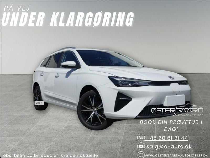 Hvid Ny 2025 MG MG5 EV Luxury Stationcar | 184.700 kr. (Fair pris) - Billede 1/1