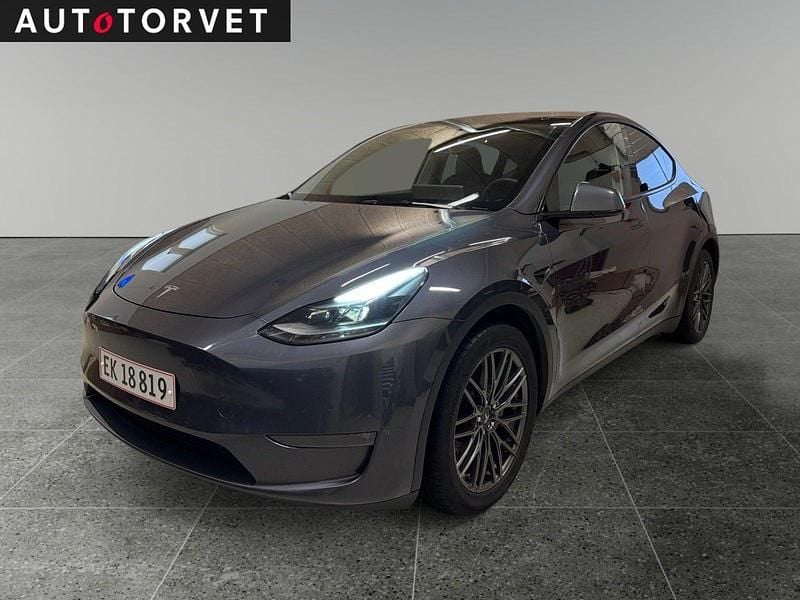 Koksmetal Brugt 2021 Tesla Model Y Long Range SUV | 189.700 kr. - Billede 1/4