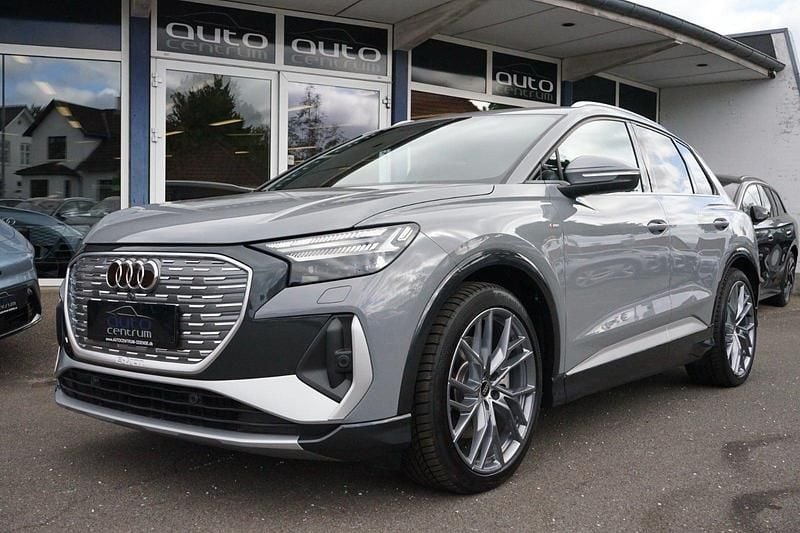Gråmetal Brugt 2024 Audi Q4 e-tron S-Line SUV | 389.900 kr. - Billede 1/4