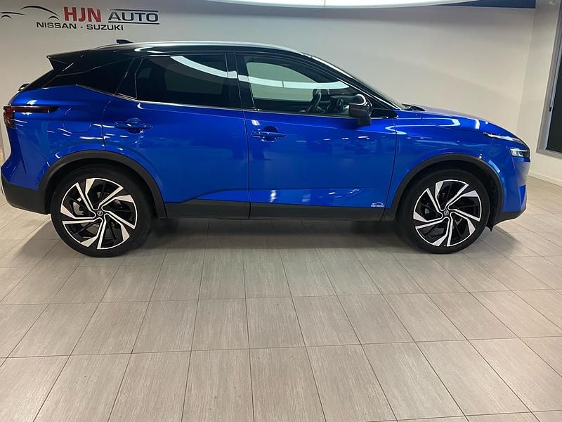 Brugt Nissan Qashqai Tekna+ 158 HK (116 kW) 2021 Blå/sort SUV
