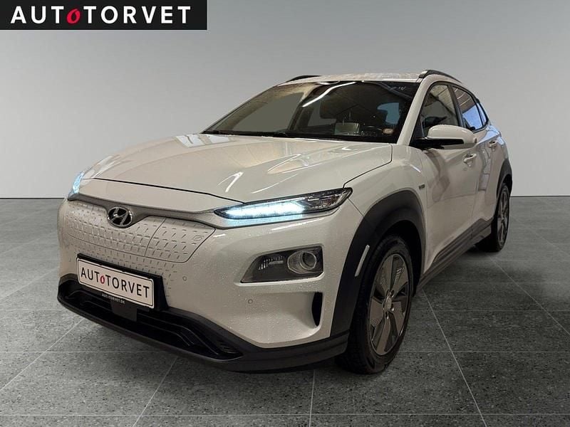 Hvid Brugt 2018 Hyundai Kona Premium SUV | 89.700 kr. (Fair pris) - Billede 1/4