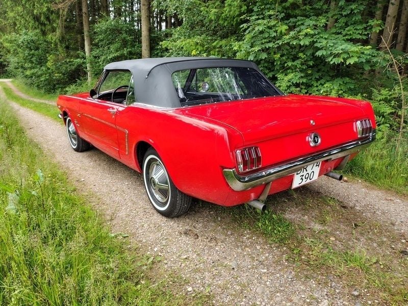 Brugt Ford Mustang 1965 Rød Cabriolet