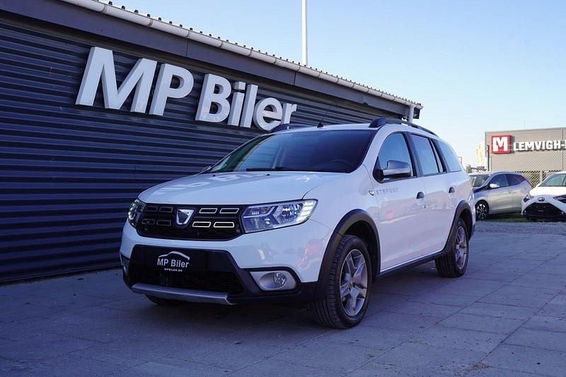 Hvid Brugt 2018 Dacia Logan Prestige Sedan | 99.800 kr. (Lidt for dyr) - Billede 1/4