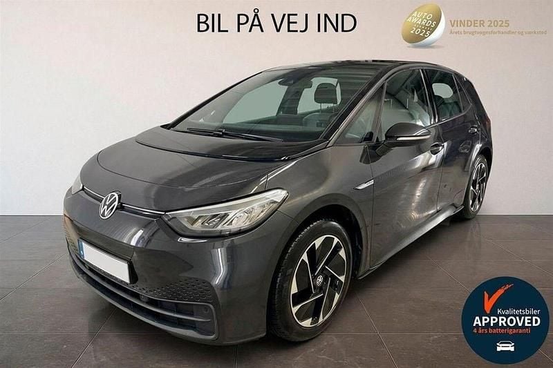 Grå Brugt 2022 VW ID.3 Pro Performance Hatchback | 142.400 kr. (Super pris) - Billede 1/4