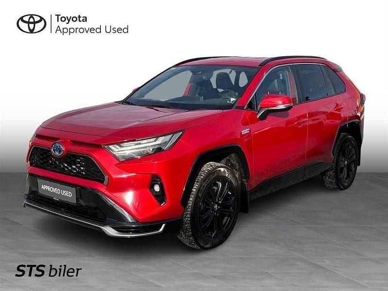 3u5 flame red Brugt 2022 Toyota RAV4 Hybrid Active SUV | 344.990 kr. (Fair pris) - Billede 1/3