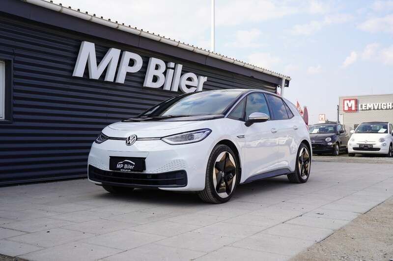 Hvid Brugt 2020 VW ID.3 Pro Performance Hatchback | 157.900 kr. (Fair pris) - Billede 1/4