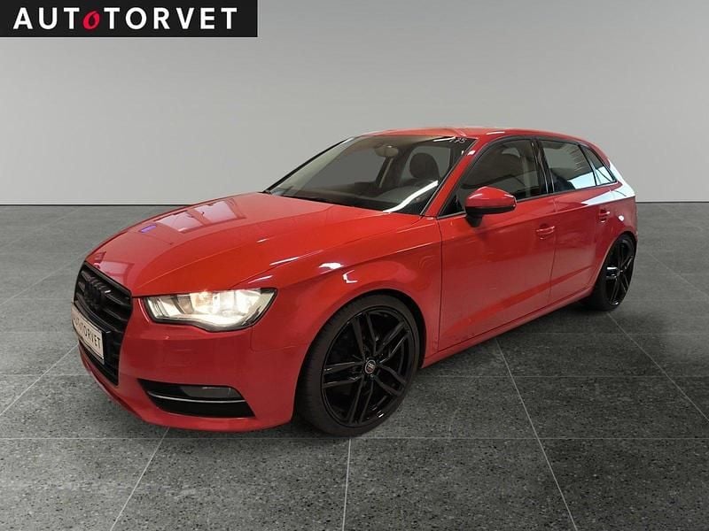 Rød Brugt 2013 Audi A3 Sportback Ambition Hatchback | 99.700 kr. (Fair pris) - Billede 1/4