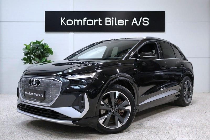 Sortmetal Brugt 2023 Audi Q4 e-tron S-Line SUV | 299.800 kr. (Fair pris) - Billede 1/4