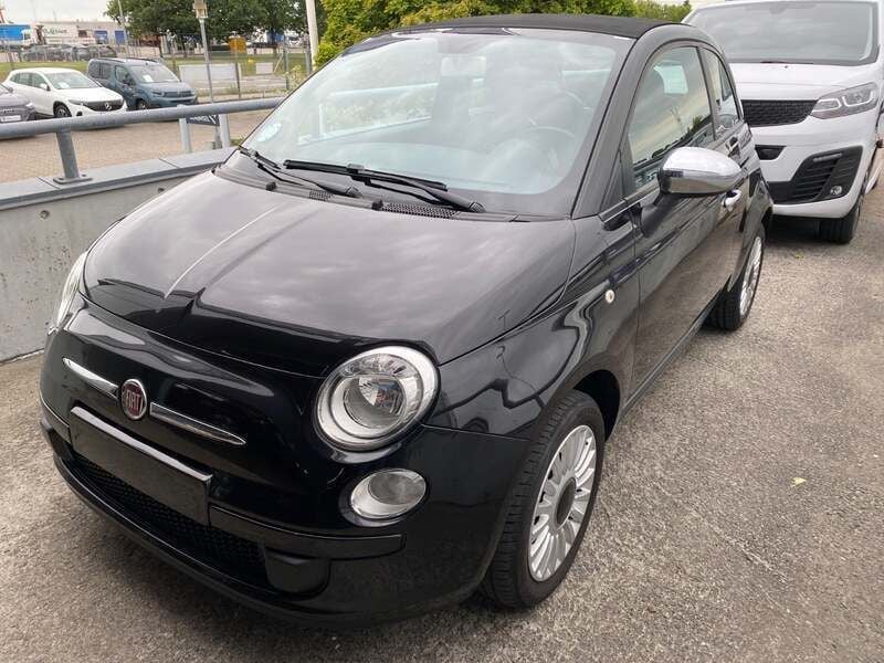 Sortmetal Brugt 2013 Fiat 500C Pop Cabriolet | 49.900 kr. (God pris) - Billede 1/4