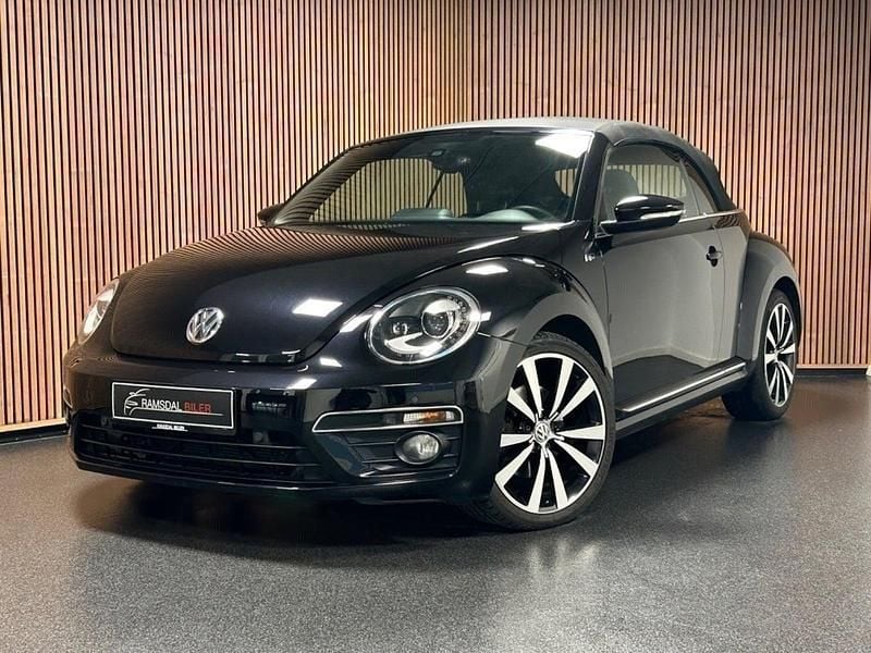 Brugt VW Beetle R-line 160 HK (117 kW) 2013 Sort Cabriolet