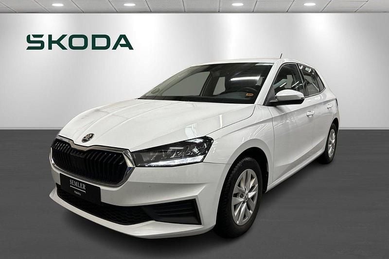 Hvidmetal Brugt 2022 Skoda Fabia Ambition Hatchback | 159.900 kr. (Lidt for dyr) - Billede 1/4
