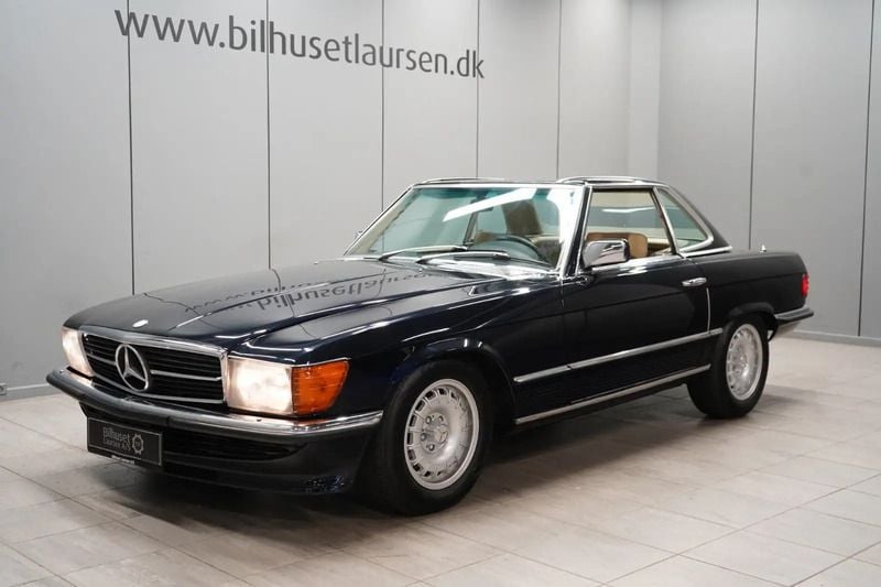 Blå Brugt 1972 Mercedes SL350 | 199.900 kr. - Billede 1/4