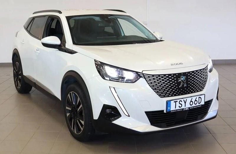 Hvid Brugt 2021 Peugeot e-2008 Allure SUV | 119.900 kr. (Fair pris) - Billede 1/2